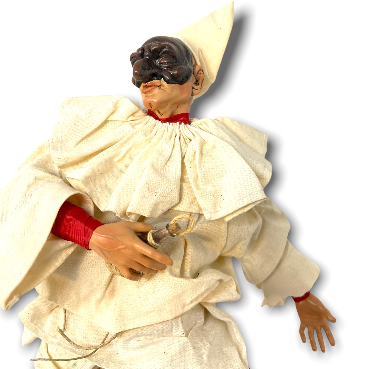 Pulcinella 32 cm “ubriaco sedia” - immagine 3